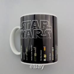 11oz Star Wars Lightsaber Ceramic Heat Color Changing Magic Mug Coffee Cup