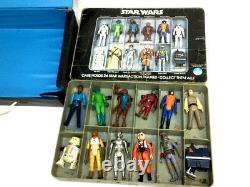1978 Star Wars First 21 Figure Complete Set Original 12 Back Luke Leia with Case