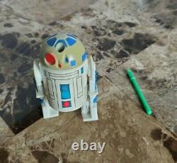 1985 R2-D2 Pop Up Lightsaber DROIDS STAR WARS Vintage Original 100% Complete