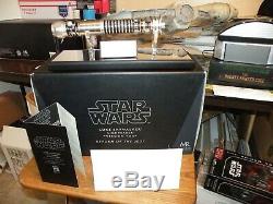 2007 Master Replicas Star Wars Luke Skywalker Lightsaber V2 Rotj 436/1500 Coa