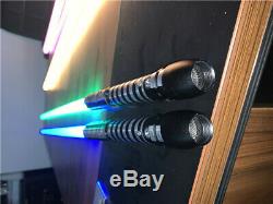 2PCS Lightsaber Star Wars Dueling Force FX Jedi Metal Hilt Toy 16 Colours Sword