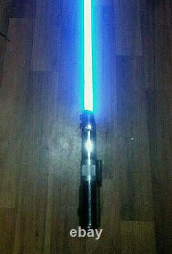 Anakin Skywalker Master Replicas Force Fx Lightsaber 2005 Blue Blade / Tested