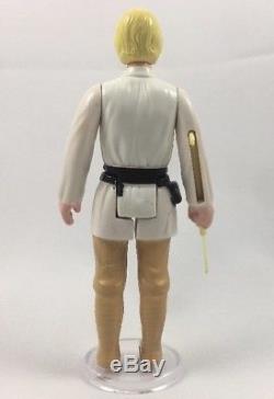 Authentic 1977 Star Wars 3.75 Luke Skywalker withDOUBLE TELESCOPING LIGHTSABER DT