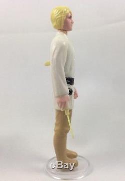 Authentic 1977 Star Wars 3.75 Luke Skywalker withDOUBLE TELESCOPING LIGHTSABER DT