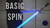 Basic Spin Single Lightsaber Trick