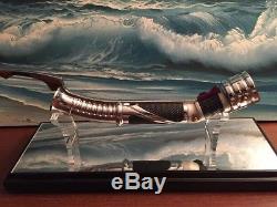 Count Dooku Lightsaber Signed by Christopher Lee Master Replicas 2002