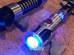 Crystal Reveal Obi Wan FX Lightsaber with Obsidian Sound Module FOC and 10w Cree