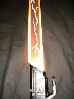 Darksaber Lightsaber Light Sound LED Color RGB Dark Saber Mandalorian Jedi Sith