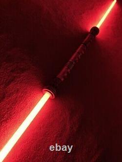 Darth Maul Ultimate FX Lightsaber Hasbro Double Red with coupler Read First