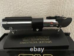 Darth Vader, Obi Wan Kenobi And Yoda Lightsabers And Coins With Promotional Set