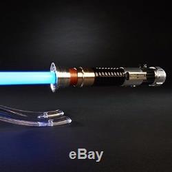 Detailed Obi-Wan Kenobi Star Wars Force Lightsaber Authentic movie sound effects