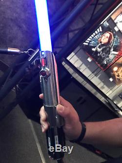 Disney Parks Star Wars Exclusive Rey Force FX Blue Lightsaber with Removable Blade