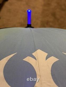 Disney Parks Star Wars Light-Up LIGHTSABER Umbrella Luke Rebel Alliance Insignia