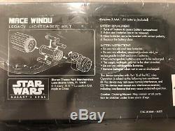 Disneyland Star Wars Galaxy's Edge Legacy Light Saber MACE WINDU + 36 Blade