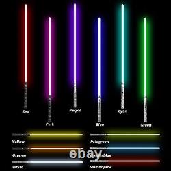 Dueling Lightsabers Smooth Swing FX Lightsabers RGB 12 Colours Changeable Ligh