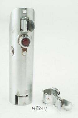 Graflex 3-CELL FLASH top section STAR WARS LIGHT SABER withred button & XTRA CLAMP