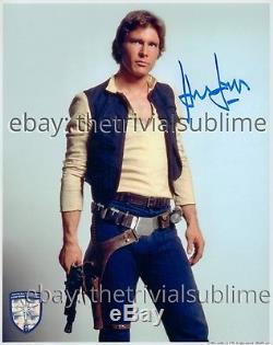 Harrison Ford Autograph Star Wars (Official Pix / OPX Lightsaber Shield) Signed