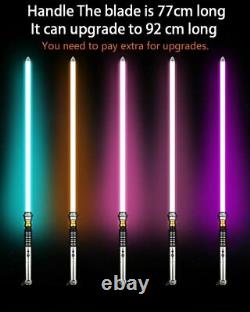 Hot Star Wars Luke Skywalker Lightsaber Silver Metal 11 Colors RGB Light Replica