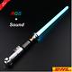 Hot Star Wars Luke Skywalker Lightsaber Silver Metal 12 Colors Rgb Light Replica