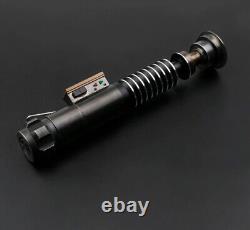 Hot Star Wars Luke Skywalker R0TJ Lightsaber Silver Metal RGB Light Replica
