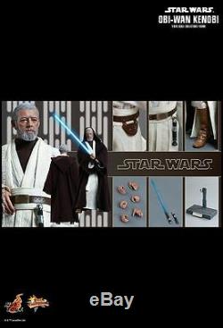 Hot Toys MMS 283 Star Wars New Hope Obi-Wan Kenobi Alec Guinness Figure USED