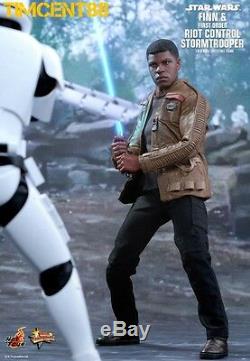 Hot Toys MMS346 Star Wars Finn First Order Riot Control Stormtrooper set New