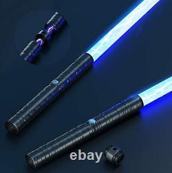 JVMU Lightsaber Rechargeable Cosplay RGB 2 pcs, connectable 2-in-1 Lightsaber 7