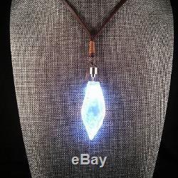 Jyn's Kyber Crystal Pendant Necklace Rogue One Star Wars erso cosplay lightsaber