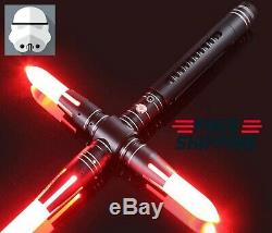 Kylo Ren Lightsaber Star Wars METAL Combat Dueling Light saber Cross Durable RED