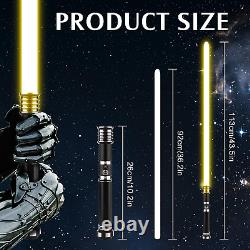 Light saber, RGB 16 Colors light sabers, Lightsaber with 16 sound modes, High sound