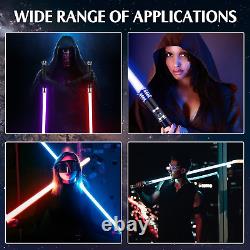 Light saber, RGB 16 Colors light sabers, Lightsaber with 16 sound modes, High sound