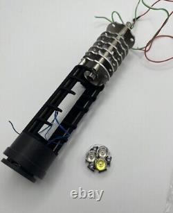 Lightsaber Chassis And Metal Crystal Chamber With Speaker And Rebe Tri LED Set