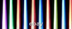 Lightsaber Ezra Bridger Force FX Heavy Dueling Color Changing Metal Dueling RGB
