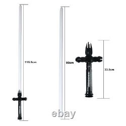 Lightsaber Force FX Black Crossguard Handle RGB or Xenopixel Sith Cosplay Kylo