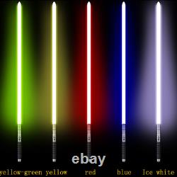 Lightsaber Force FX Double Silver Metal Heavy Handle 204cm rechargeable battery