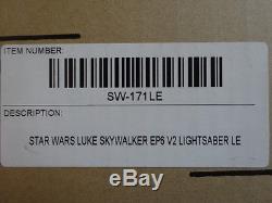 Lightsaber Star Wars Luke Skywalker V2 Limited Art Master Replicas Spada Laser