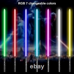 Lorsaberus Lightsaber, 2-in-1 RGB FX Dueling Light saber for Kids, Premium Alloy