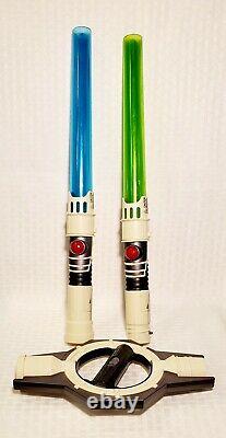 Lot Of 9 Pieces Hasbro Star Wars Skywalker Light Saber Red Blue Green 2009