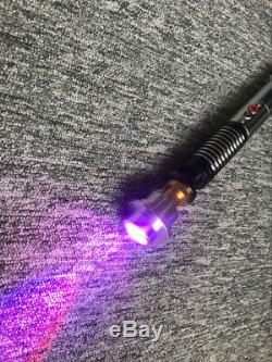 Luke Star Wars Lightsaber Jedi Cosplay RGB 16 LED Colors Dueling Metal Handle FX