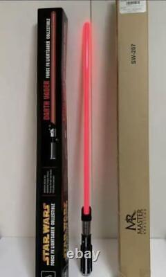 Master Replicas Darth Vader Lightsaber Force FX SW-207 RED Light Open box Japan