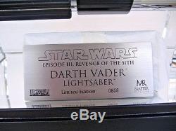 Master Replicas Darth Vader ROTS 11 Lightsaber (SW-142)'Star Wars' LTD ED