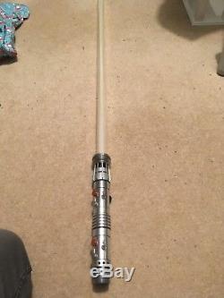 Master Replicas Force Fx Lightsaber Darth Maul (2007). Single Blade With Connect