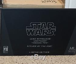 Master Replicas Luke Skywalker ROTJ V2 LE Lightsaber Replica Star Wars Not EFX