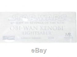 Master Replicas Obi-Wan Lightsaber Limited Edition Star Wars ROTS SW-130 MIB
