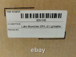 Master Replicas Star Wars Luke Skywalker ANH Lightsaber SW-148 11 Limited Edtn