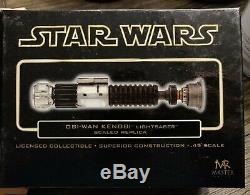 Master Replicas Star Wars Obi-Wan Kenobi Lightsaber. 45 Scale SW331 Weathered