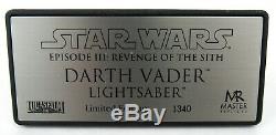 Master Replicas Star Wars ROTS Darth Vader 11 Lightsaber Limited #1340 / 3000