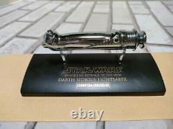 Master Replicas Star Wars light saber mini Darth Sidious european model