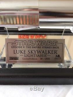 Master replicas Luke Skywalker Lightsaber, Limited Edition 38/2500