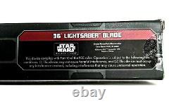 NEW Star Wars Galaxy's Edge DARTH VADER Legacy Lightsaber with36 Blade & Stand
